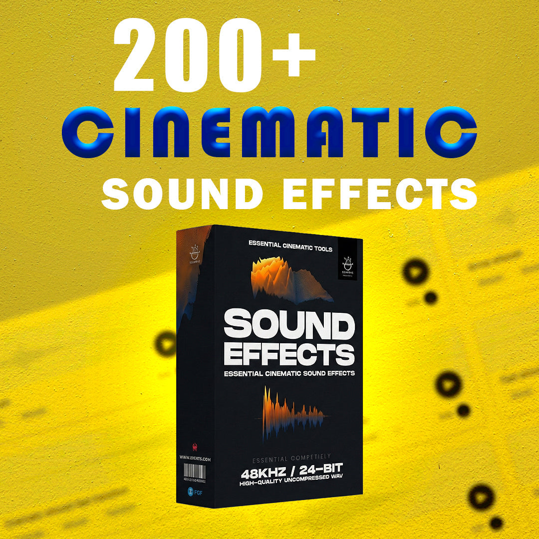 200+ Cinematic Sound Effects Pack – Digital Audio for Video Creators