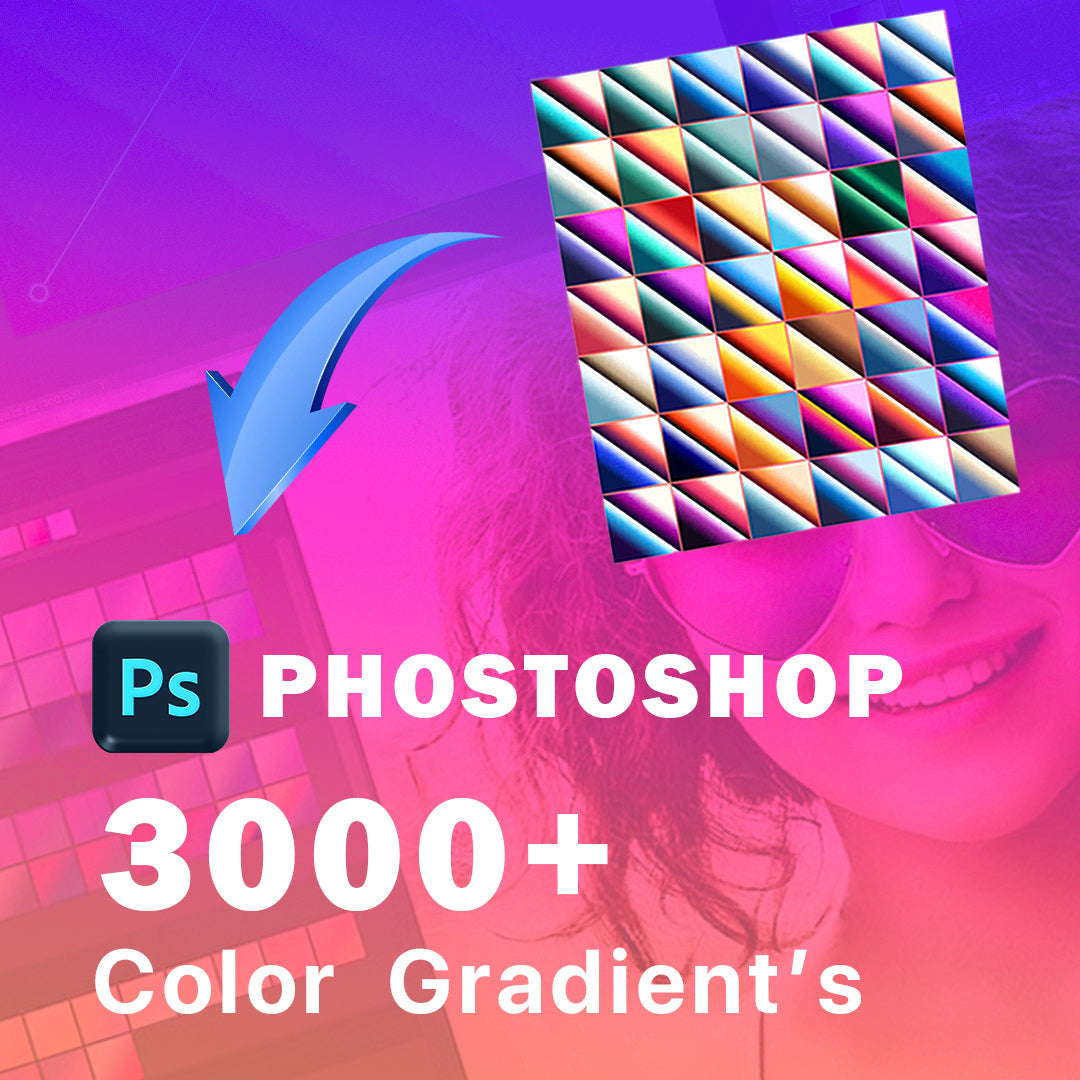 3000+ Photoshop Gradient Collection – Digital Design Resources