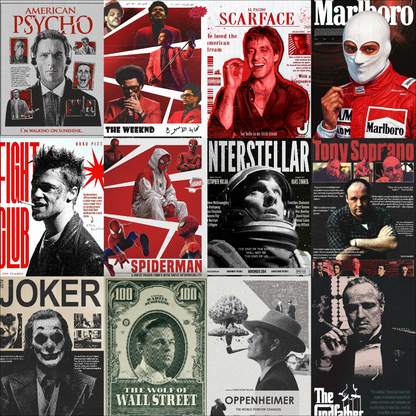 Poster Wall Sticker Digital Collection – Includes 132 High-Quality Files