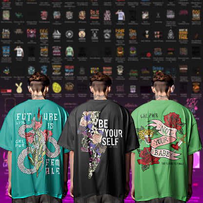 10,000+ Premium T-Shirt Print Collection – Men, Women, Kids & Retro Themes