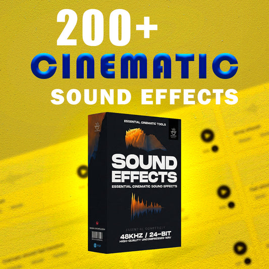 200+ Cinematic Sound Effects Pack – Digital Audio for Video Creators
