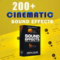 200+ Cinematic Sound Effects Pack – Digital Audio for Video Creators